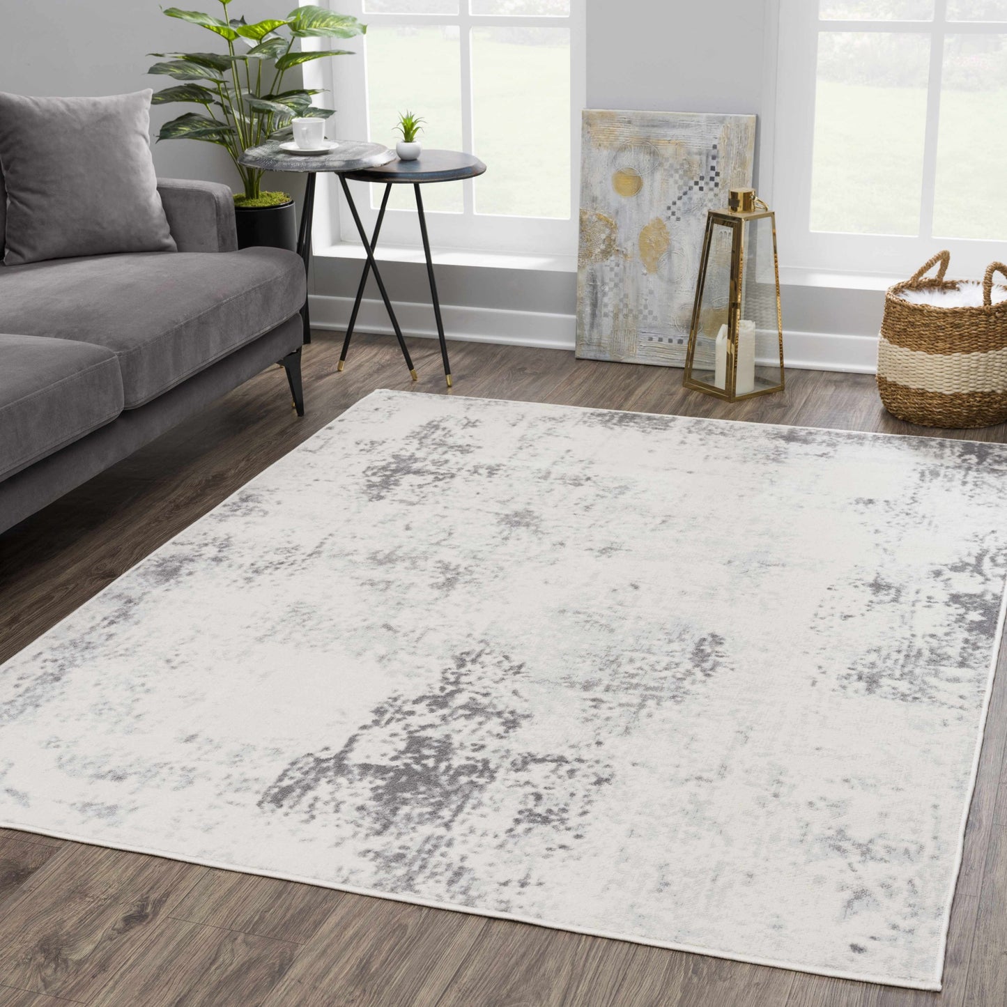 Tigrima Gray & Ivory 2321 Area Rug